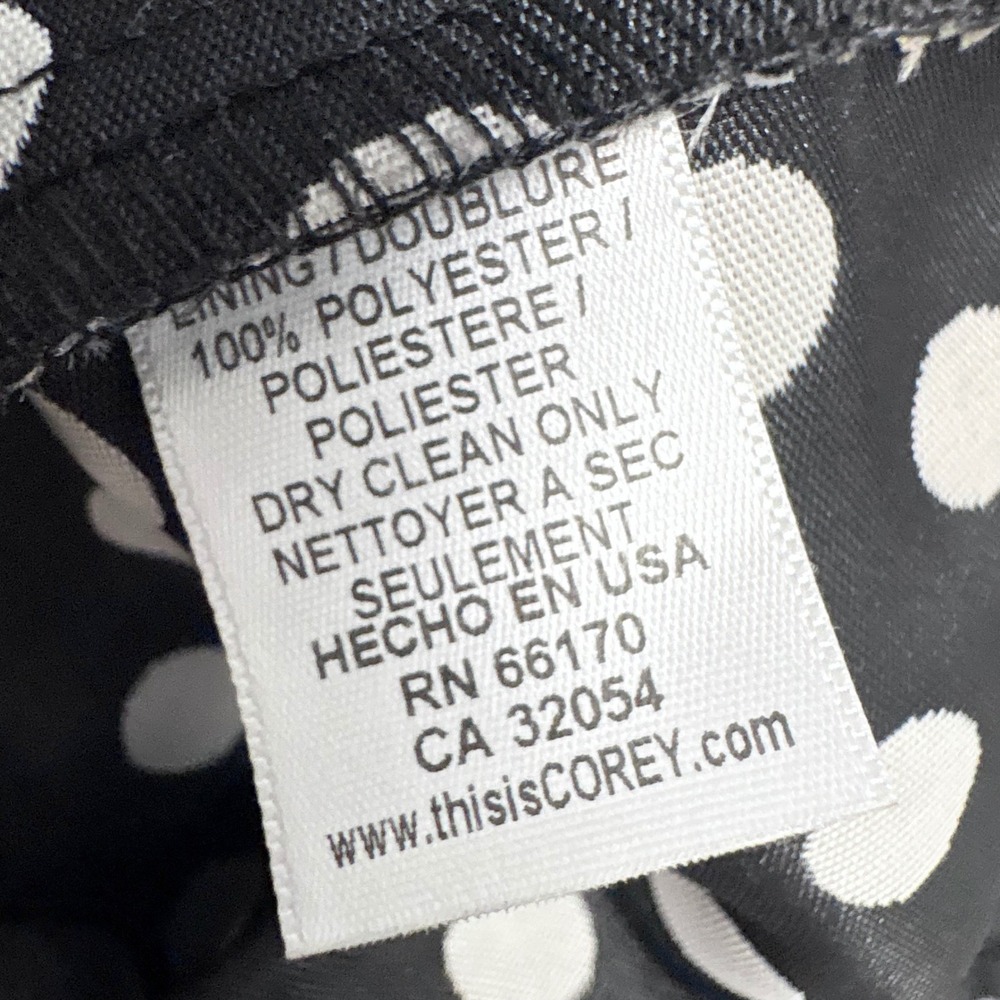 Corey Lynn Calter Silk Blend Floral Polka Dot Strapless Dress Size 2 Whimsigoth - Picture 11 of 15